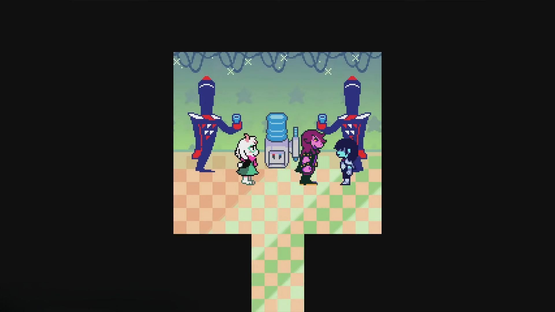 Gameplay still from Deltarune (Image via Toby Fox)